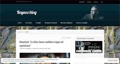 Desktop Screenshot of keynesblog.com