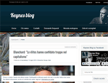Tablet Screenshot of keynesblog.com